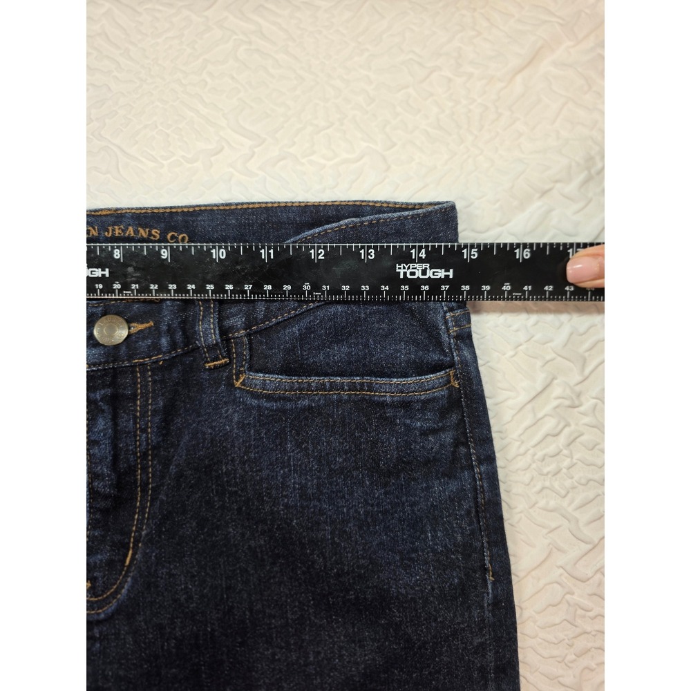 Lauren Ralph Lauren Cropped Jeans Womens 4 Blue Excellent Classic Midcalf Denim - Picture 5 of 14